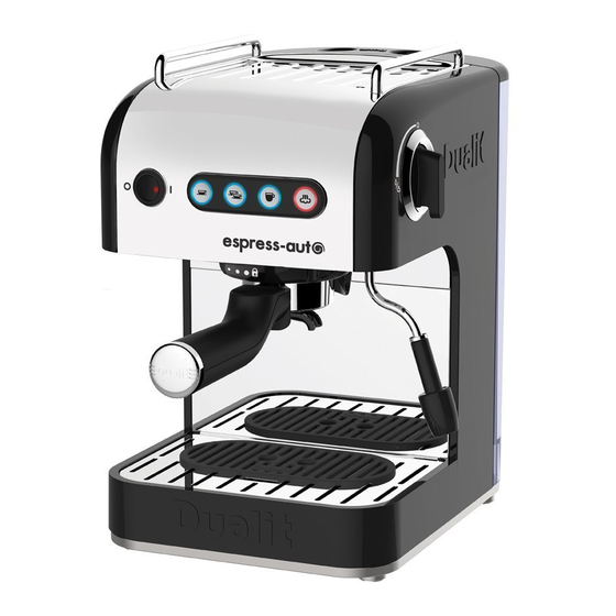 Dualit Espress-auto Bedienungsanleitung