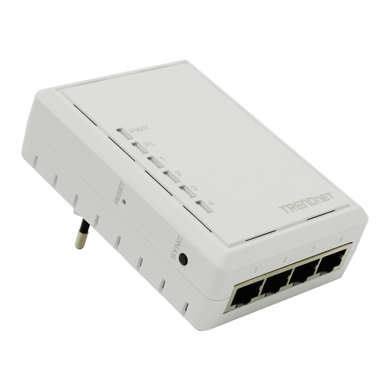 TRENDnet TPL-4052E Schnellinstallationsanleitung