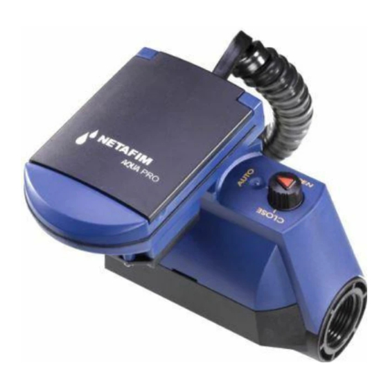 Netafim AQUA PRO Handbuch