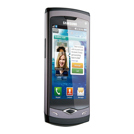 Samsung GT-S8500 Benutzerhandbuch