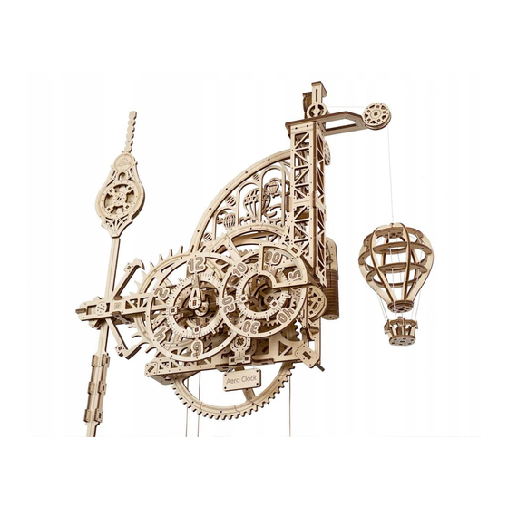 UGEARS Aero Clock Montageanleitung