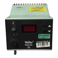 Weller WDD 80V Betriebsanleitung