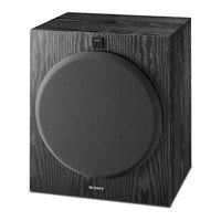 Sony sa-w3000 Handbuch