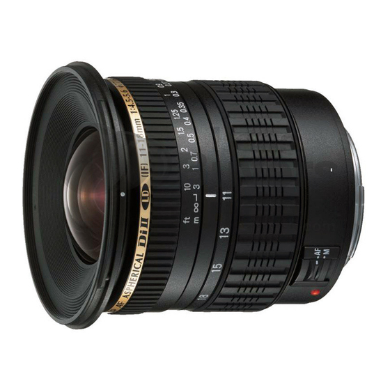Tamron A16 Bedienungsanleitung