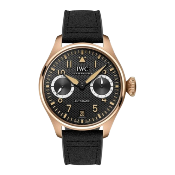 IWC Schaffhausen 5010 Bedienungsanleitung