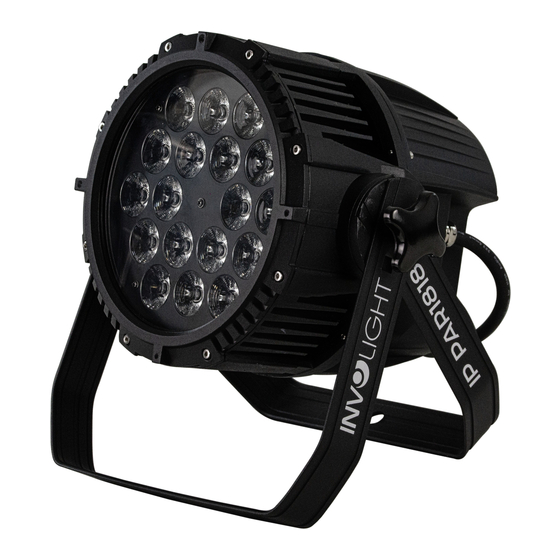 involight IP PAR1818 Bedienungsanleitung