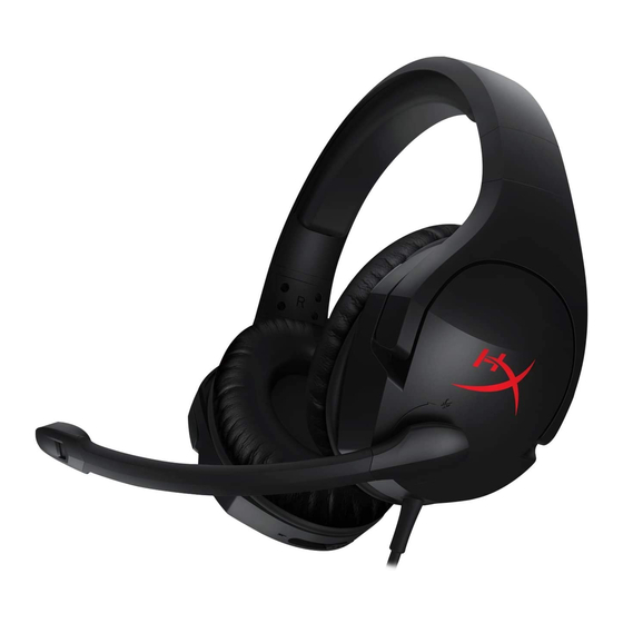 HyperX Cloud Stinger Schnellstartanleitung