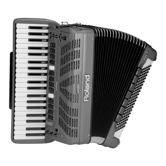 Roland V-Accordion FR-7 Bedienungsanleitung