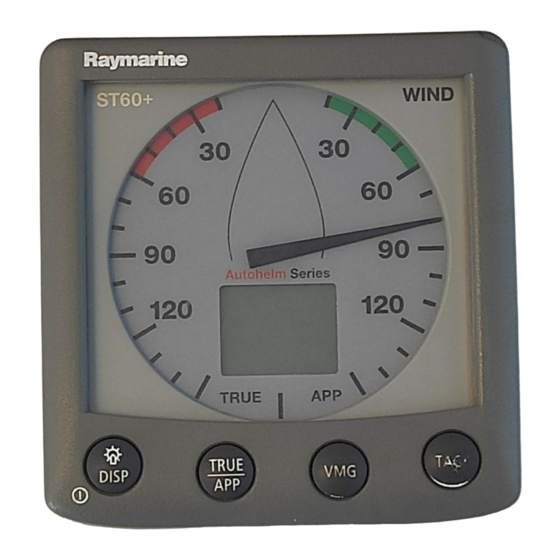 Raymarine ST60+ Wind Bedienungsanleitung
