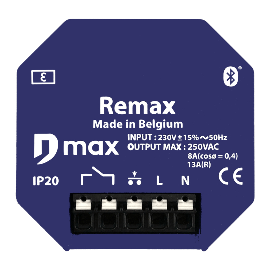 Max Remax Bedienungsanleitung