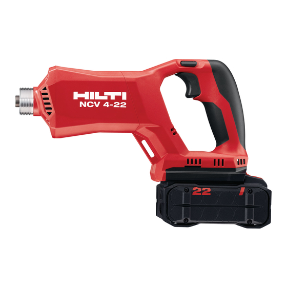 Hilti Nuron NCV 4-22 Bedienungsanleitung