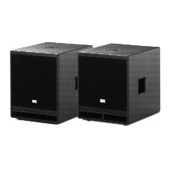 The box CL 112 SUB Bedienungsanleitung