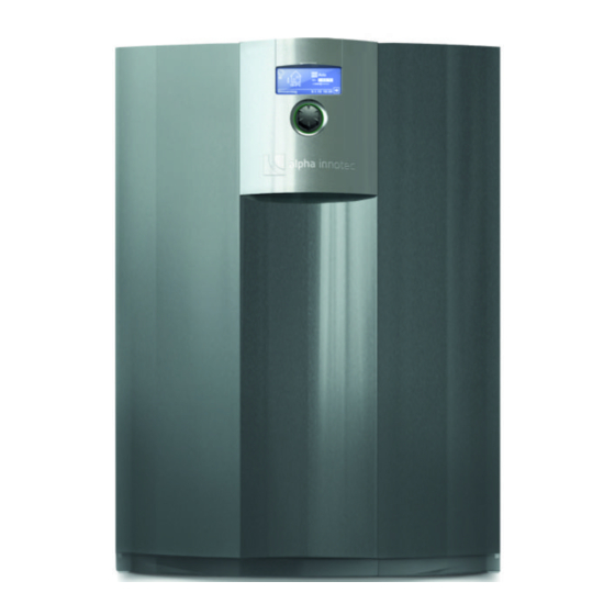 alpha innotec SW H1 Serie Betriebsanleitung
