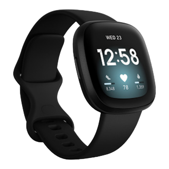 Fitbit Versa 3 Bedienungsanleitung
