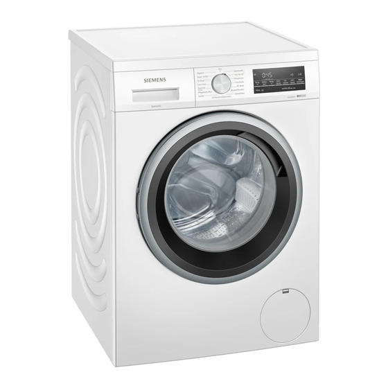 Siemens WU14UT28 Gebrauchs- Und Montageanleitung