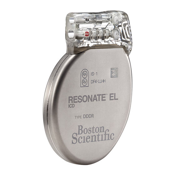 Boston Scientific RESONATE HF ICD Referenzhandbuch