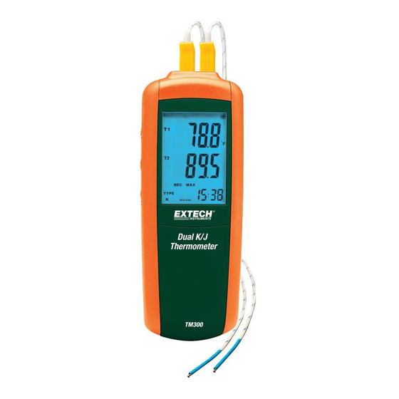 Extech Instruments TM300 Benutzerhandbuch