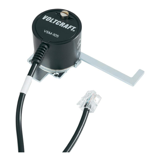 VOLTCRAFT VSM-105 Bedienungsanleitung