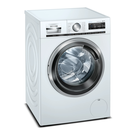 Siemens WM14VMG2 Gebrauchs- Und Montageanleitung