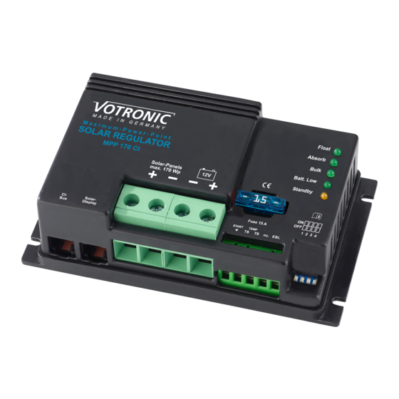 Votronic MPP 170 CI Montage- Und Bedienungsanleitung