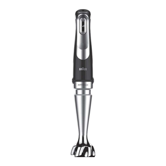 Braun MultiQuick 9 MQ9027 Bedienungsanleitung