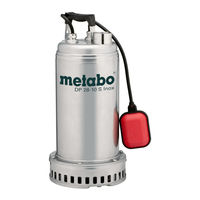 Metabo DP 28-10 S Inox Originalbetriebsanleitung