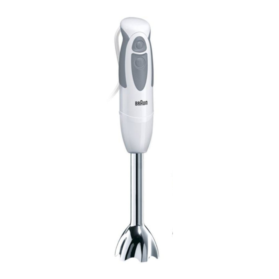 Braun Multiquick 3 series Gebrauchsanweisung