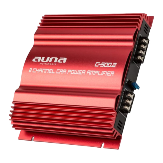auna C-500 Anschluss- Und Anwendungshinweise