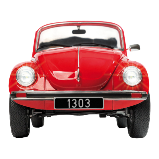 kafer 1303 Cabriolet Bedienungsanleitung