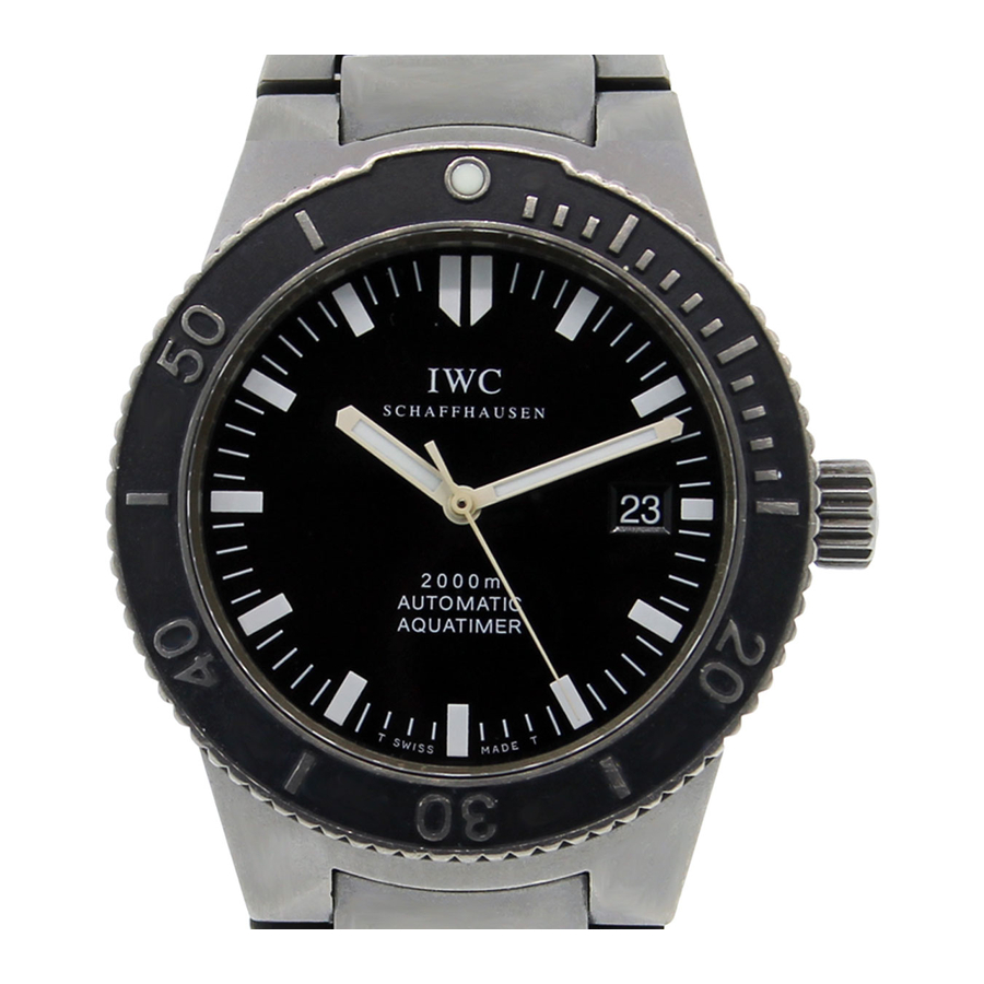 iwc GST AQUATIMER Bedienungsanleitung
