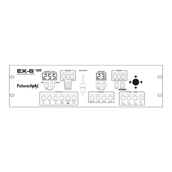 Futurelight EX-6/32 Bedienungsanleitung