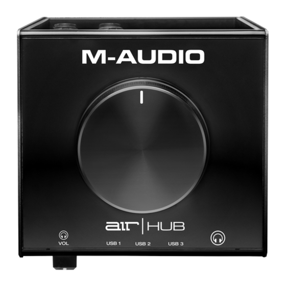 M-Audio AIR Hub Benutzerhandbuch