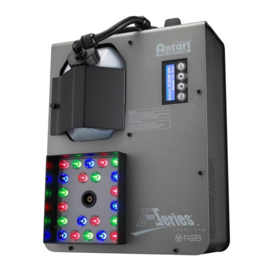 Antari Z-1520 Serie Bedienungsanleitung