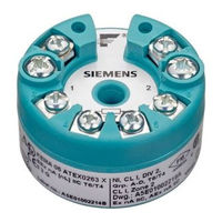 Siemens 7NG3215 Betriebsanleitung