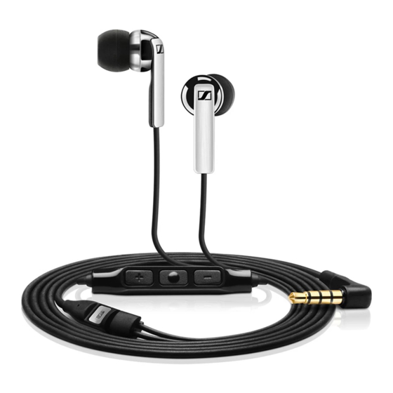 Sennheiser CX 2.00i Kurzanleitung