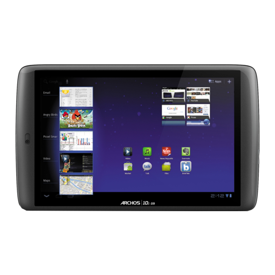 Archos 101 G9 Anleitung