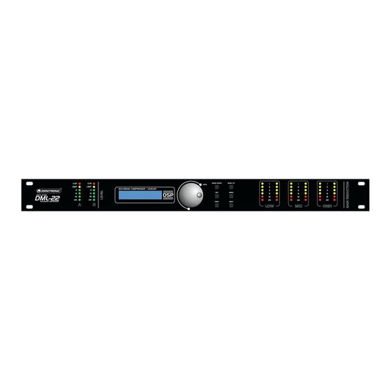Omnitronic DML-22 Handbücher