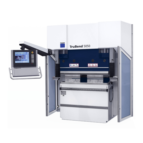 Trumpf TruBend Serie 5000 Produktinformation