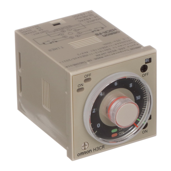 Omron H3CRA Bedienungsanleitung
