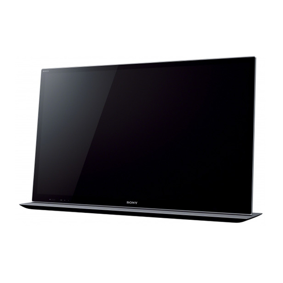 Sony Bravia KDL-55HX85x Bedienungsanleitung