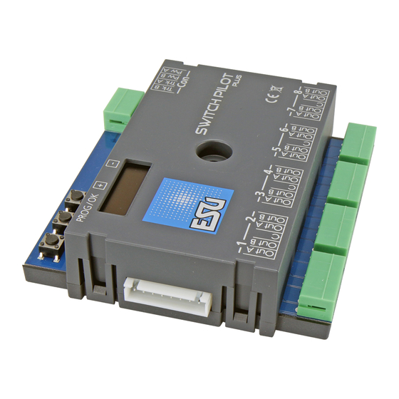 Esu SwitchPilot 3 Plus Einbau- Und Betriebsanleitung