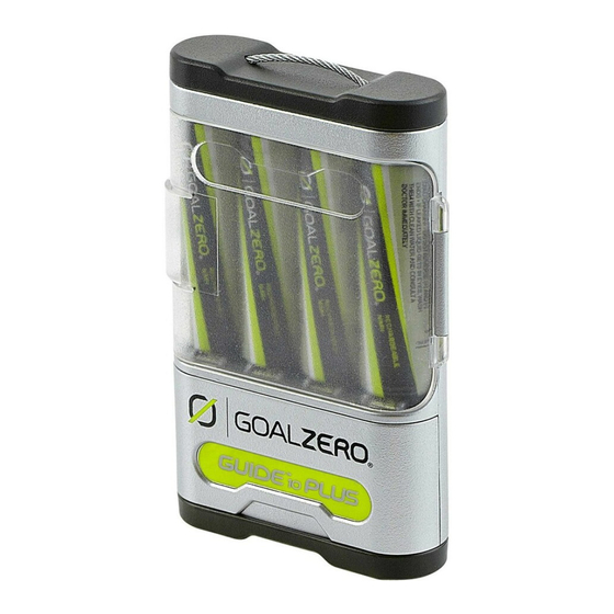 Goalzero GUIDE 10 PLUS Bedienungsanleitung