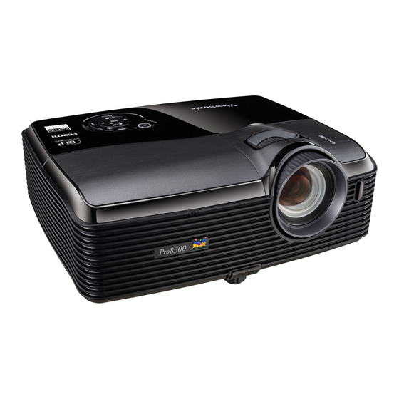 ViewSonic Pro8300 Bedienungsanleitung