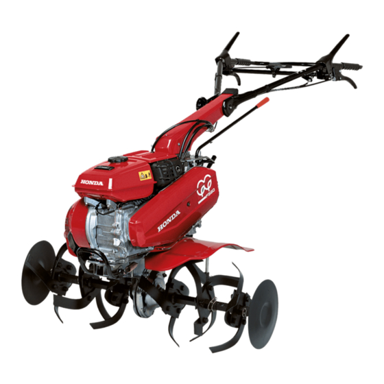 Honda TILLER F560 Handbücher