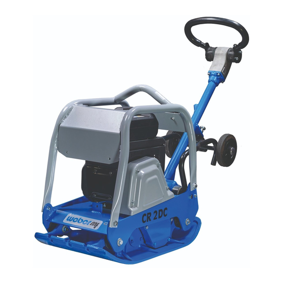 Weber mt CR 2 DC Bedienungs- Und Wartungsanleitung