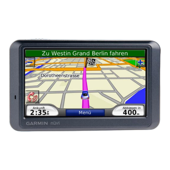 Garmin nüvi 760 Benutzerhandbuch