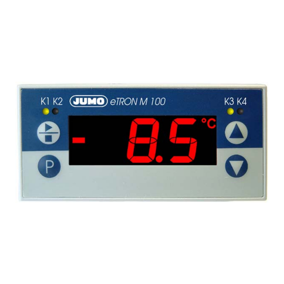JUMO eTRON M 100 Schnittstellenbeschreibung