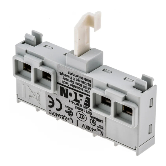 Eaton NHI-E-11-PKZ0 Montageanweisung