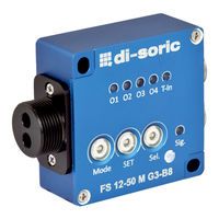 Di-soric FS 50 M 60 G3-B8 Benutzerhandbuch