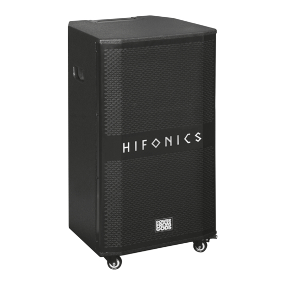 Hifonics EB115A Bedienungsanleitung